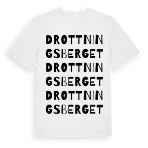 Drottningsberget ordlek t-shirt – ekologisk bomull t-shirt från Pinshirt
