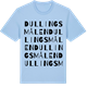 Blue Soul t-shirt med Dullingsmålen ordlek t-shirt
