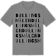 Mid Heather Gray t-shirt med Dullingsmålen ordlek t-shirt