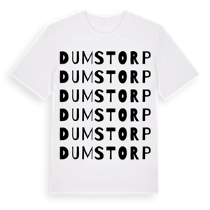 Dumstorp ordlek t-shirt – ekologisk bomull t-shirt från Pinshirt