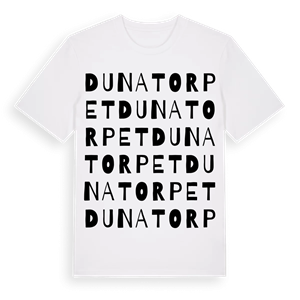 Dunatorpet ordlek t-shirt – ekologisk bomull t-shirt från Pinshirt
