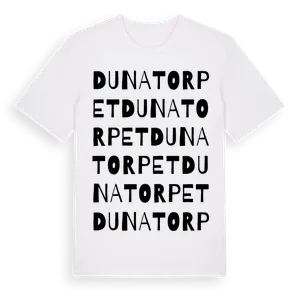 Dunatorpet ordlek t-shirt – ekologisk bomull t-shirt från Pinshirt