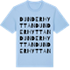 Blue Soul t-shirt med Dunderhyttan ordlek t-shirt
