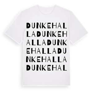 Dunkehalla ordlek t-shirt – ekologisk bomull t-shirt från Pinshirt