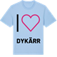 Blue Soul t-shirt med Jag älskar Dykärr t-shirt stort tryck