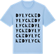 Blue Soul t-shirt med Dylycke ordlek t-shirt