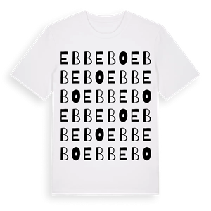 Ebbebo ordlek t-shirt – ekologisk bomull t-shirt från Pinshirt