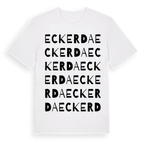 Eckerda ordlek t-shirt – ekologisk bomull t-shirt från Pinshirt