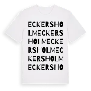 Eckersholm ordlek t-shirt – ekologisk bomull t-shirt från Pinshirt