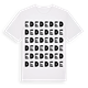 White t-shirt med Ed ordlek t-shirt