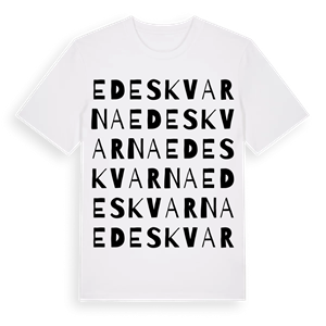 Edeskvarna ordlek t-shirt – ekologisk bomull t-shirt från Pinshirt
