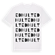 White t-shirt med Edhult ordlek t-shirt