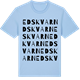 Blue Soul t-shirt med Eds kvarn ordlek t-shirt