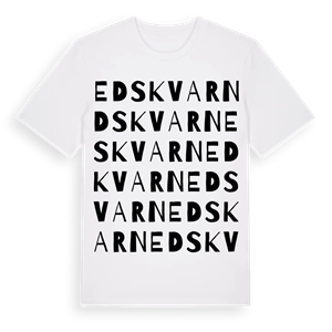 Eds kvarn ordlek t-shirt – ekologisk bomull t-shirt från Pinshirt