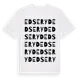 White t-shirt med Edseryd ordlek t-shirt