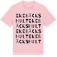Pink Cotton t-shirt med Ekebäckshult ordlek t-shirt