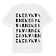 White t-shirt med Ekebykvarn ordlek t-shirt