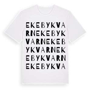 Ekebykvarn ordlek t-shirt – ekologisk bomull t-shirt från Pinshirt