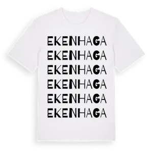 Ekenhaga ordlek t-shirt – ekologisk bomull t-shirt från Pinshirt