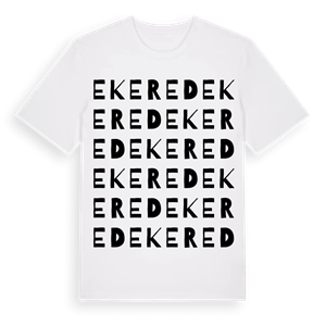 Ekered ordlek t-shirt – ekologisk bomull t-shirt från Pinshirt