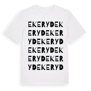 Ekeryd ordlek t-shirt – ekologisk bomull t-shirt från Pinshirt