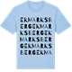 Blue Soul t-shirt med Ekmarksberg ordlek t-shirt