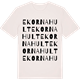 Vintage White t-shirt med Ekornahult ordlek t-shirt