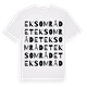 Eksområdet ordlek t-shirt