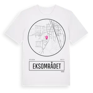 Eksområdet t-shirt – ekologisk bomull t-shirt från Pinshirt
