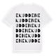 Ekudden ordlek t-shirt