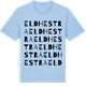 Blue Soul t-shirt med Eldhestra ordlek t-shirt