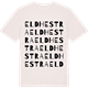 Vintage White t-shirt med Eldhestra ordlek t-shirt