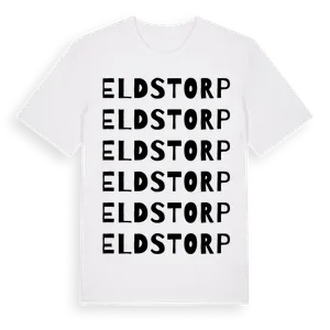 Eldstorp ordlek t-shirt – ekologisk bomull t-shirt från Pinshirt