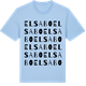 Blue Soul t-shirt med Elsabo ordlek t-shirt