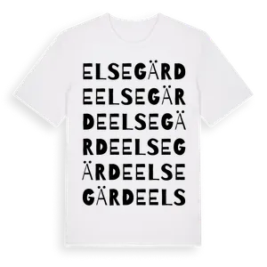 Elsegärde ordlek t-shirt – ekologisk bomull t-shirt från Pinshirt