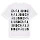 Emålund ordlek t-shirt