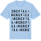 Blue Soul t-shirt med Enefällan ordlek t-shirt