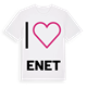 Jag älskar Enet t-shirt stort tryck