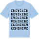 Blue Soul t-shirt med Eneveken ordlek t-shirt