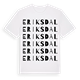 Eriksdal ordlek t-shirt