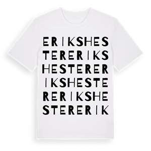 Erikshester ordlek t-shirt – ekologisk bomull t-shirt från Pinshirt
