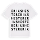 Erikshester ordlek t-shirt
