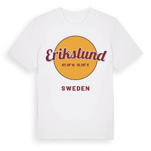 Erikslund cirkel t-shirt – ekologisk bomull t-shirt från Pinshirt