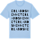 Blue Soul t-shirt med Erlandshemmet ordlek t-shirt