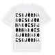Esbjörnabo ordlek t-shirt