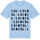 Blue Soul t-shirt med Eskilsbo ordlek t-shirt