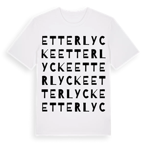 Etterlycke ordlek t-shirt – ekologisk bomull t-shirt från Pinshirt
