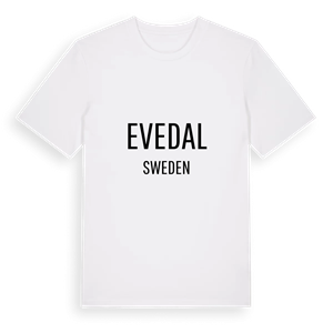 Evedal i Sverige t-shirt – ekologisk bomull t-shirt från Pinshirt