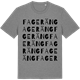 Mid Heather Gray t-shirt med Fageräng ordlek t-shirt