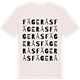 Vintage White t-shirt med Fägerås ordlek t-shirt